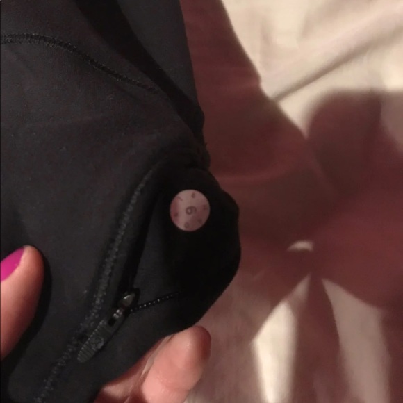 SOLD- Lululemon Hill and Valley Mock Crop Top - Picture 7 of 7